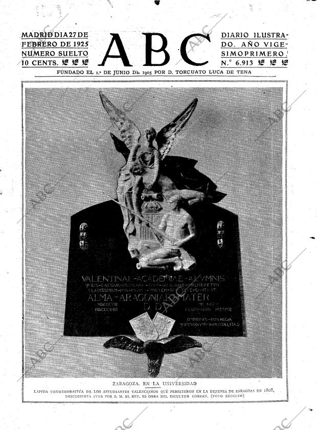 ABC MADRID 27-02-1925 página 3