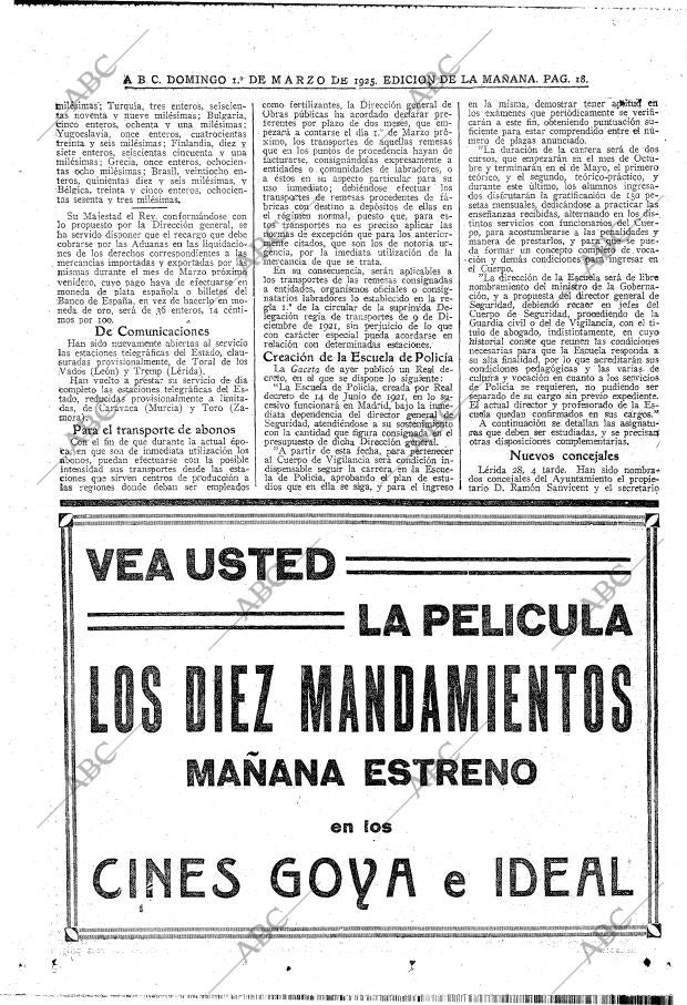 ABC MADRID 01-03-1925 página 16