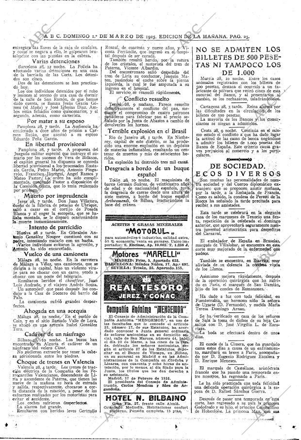 ABC MADRID 01-03-1925 página 23