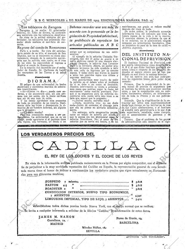ABC MADRID 04-03-1925 página 12