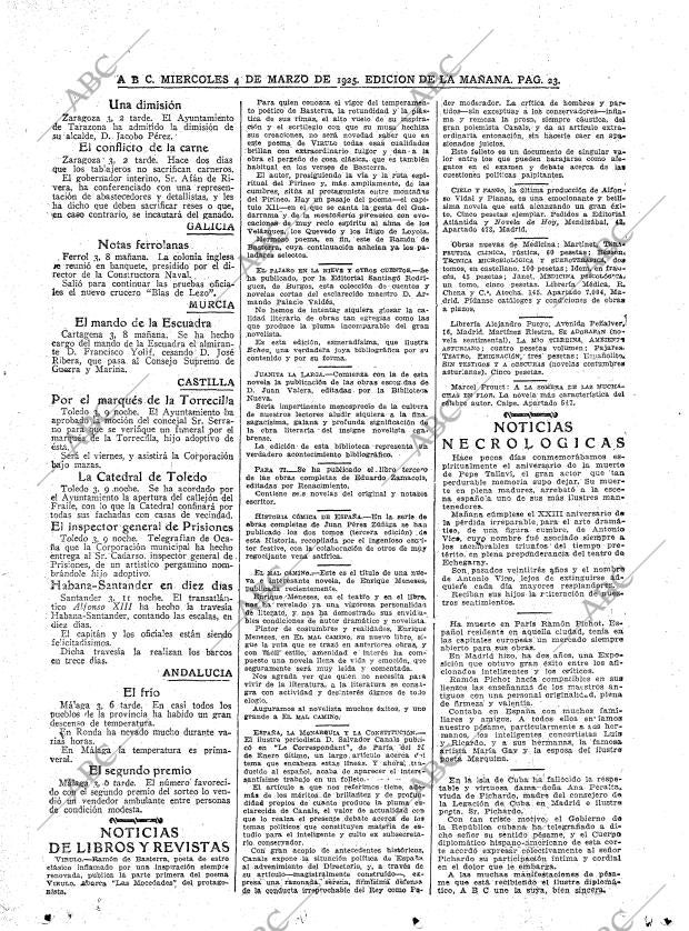 ABC MADRID 04-03-1925 página 23