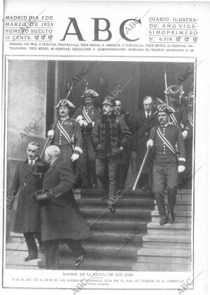 ABC MADRID 05-03-1925 página 1