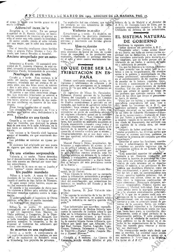 ABC MADRID 05-03-1925 página 17