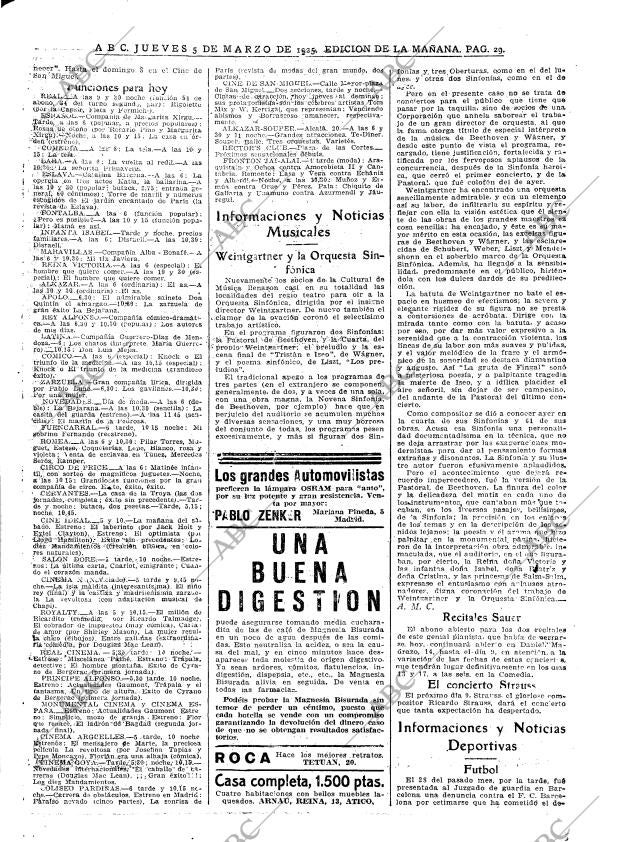 ABC MADRID 05-03-1925 página 29
