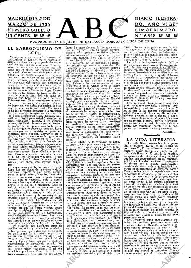 ABC MADRID 05-03-1925 página 3