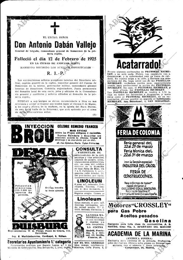 ABC MADRID 05-03-1925 página 33