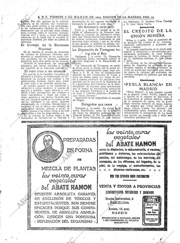 ABC MADRID 06-03-1925 página 12