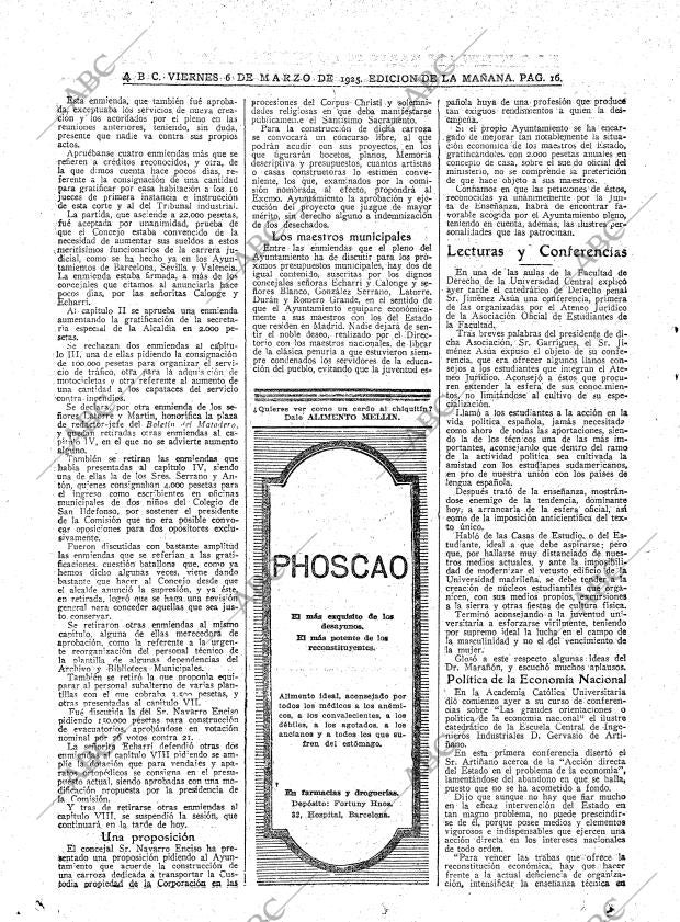 ABC MADRID 06-03-1925 página 16