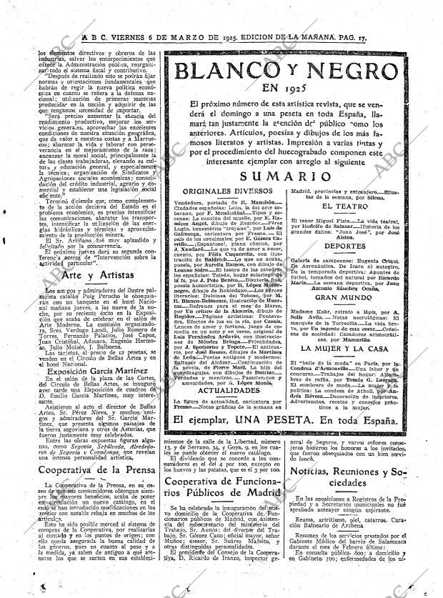 ABC MADRID 06-03-1925 página 17