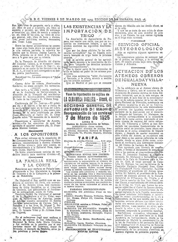 ABC MADRID 06-03-1925 página 18