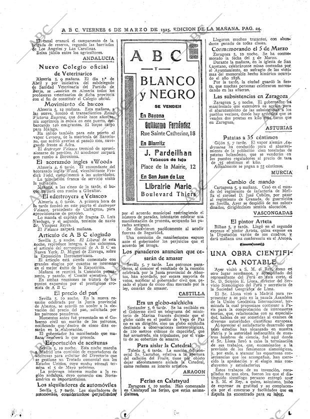 ABC MADRID 06-03-1925 página 24