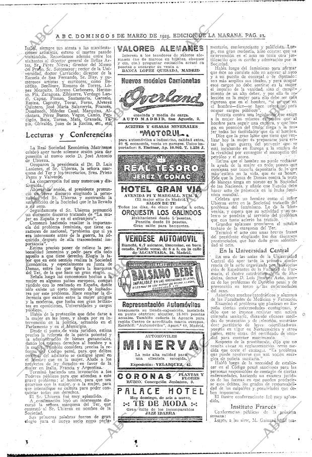 ABC MADRID 08-03-1925 página 23