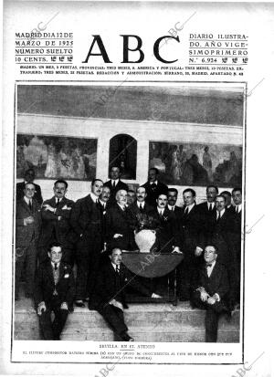 ABC MADRID 12-03-1925 página 1