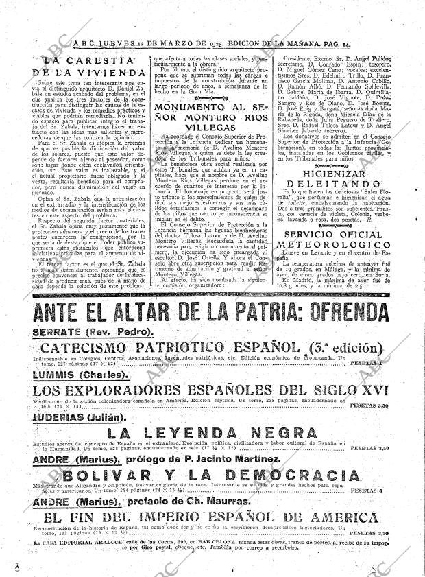 ABC MADRID 12-03-1925 página 14