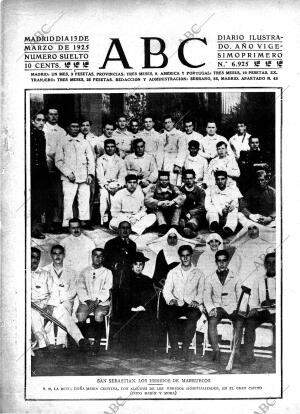 ABC MADRID 13-03-1925 página 1