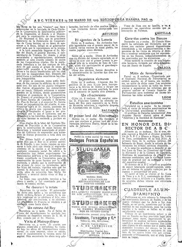 ABC MADRID 13-03-1925 página 22