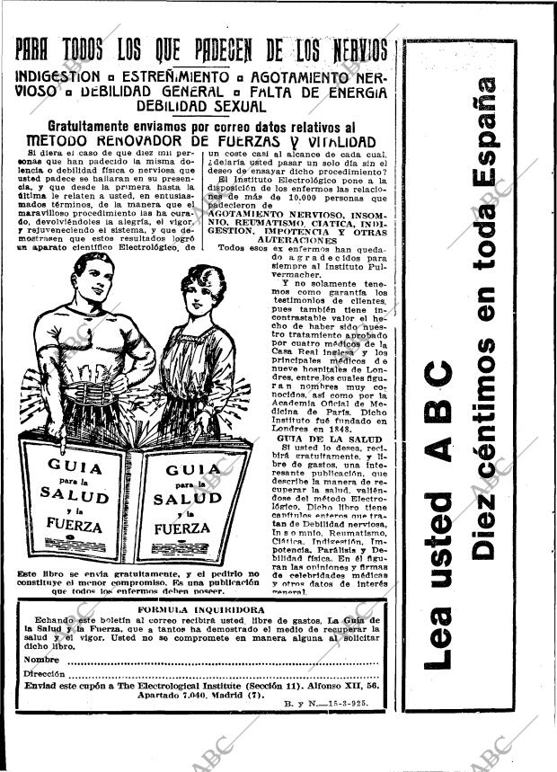BLANCO Y NEGRO MADRID 15-03-1925 página 16