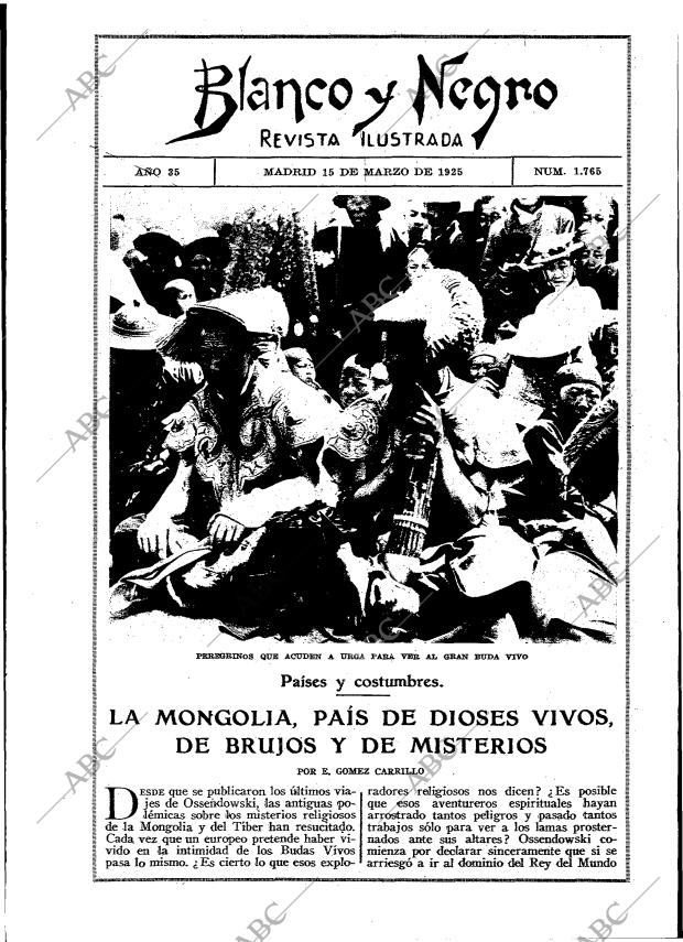 BLANCO Y NEGRO MADRID 15-03-1925 página 19