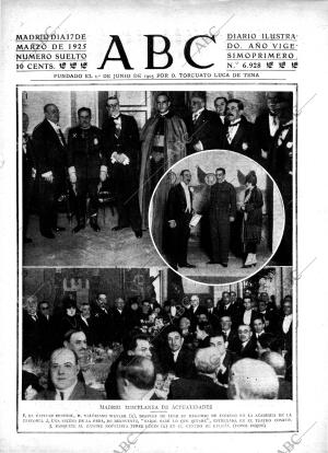 ABC MADRID 17-03-1925 página 1