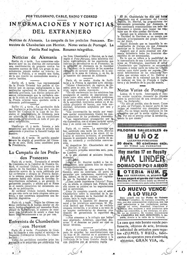 ABC MADRID 17-03-1925 página 25