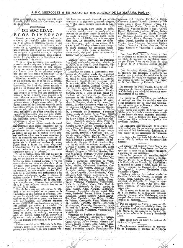ABC MADRID 18-03-1925 página 17