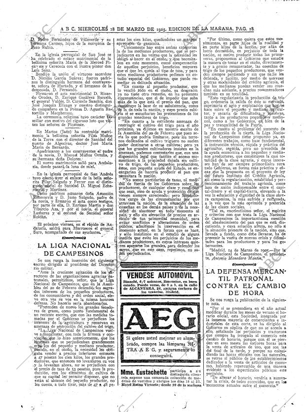 ABC MADRID 18-03-1925 página 18