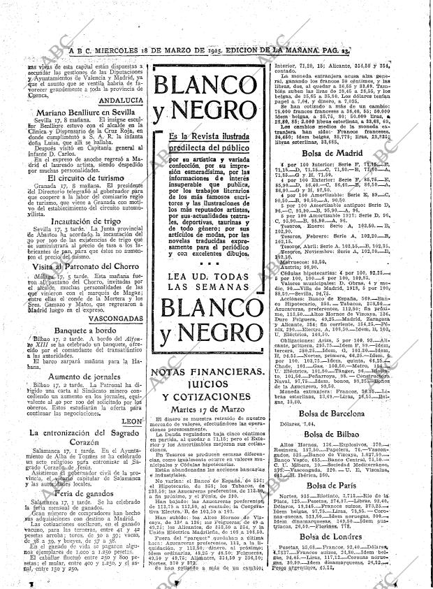 ABC MADRID 18-03-1925 página 23