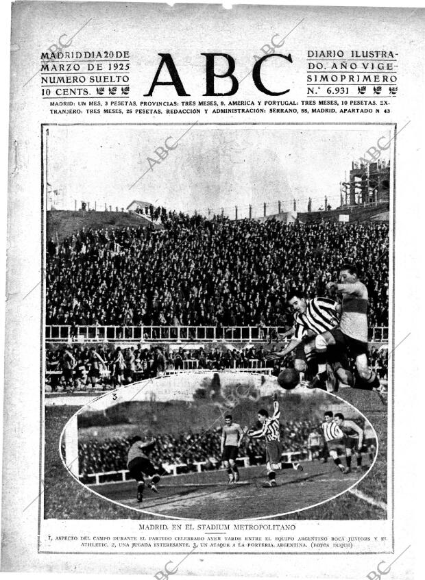 ABC MADRID 20-03-1925 página 1