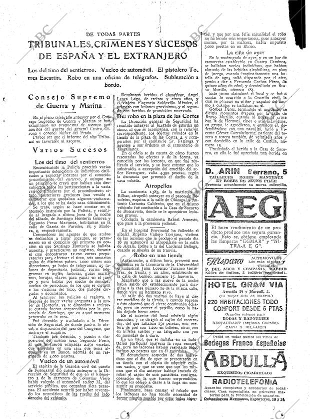 ABC MADRID 23-03-1925 página 19