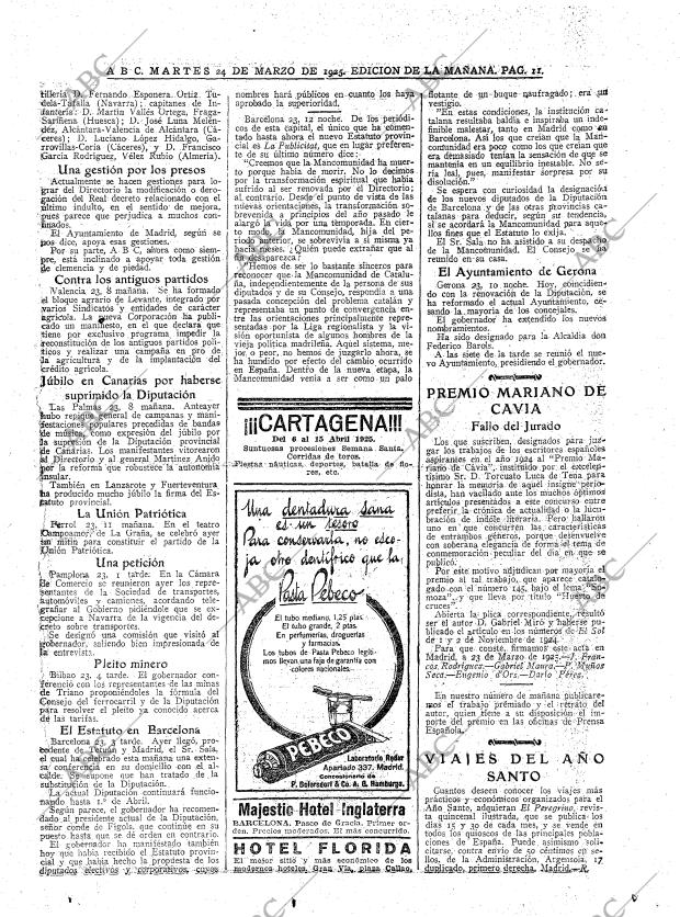 ABC MADRID 24-03-1925 página 11