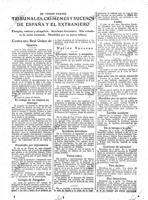 ABC MADRID 24-03-1925 página 19