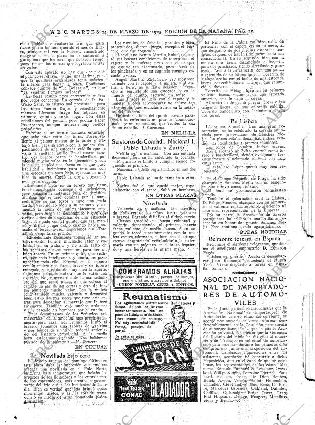 ABC MADRID 24-03-1925 página 22