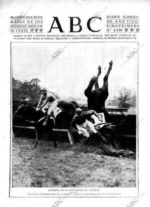 ABC MADRID 26-03-1925 página 1