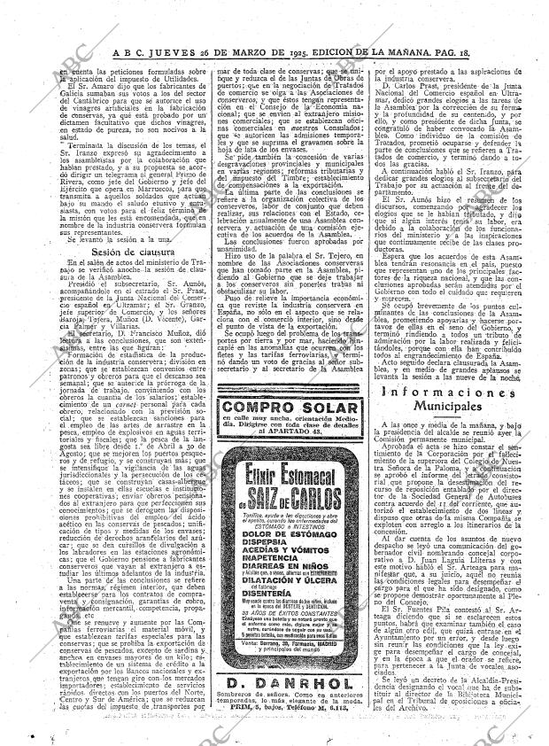 ABC MADRID 26-03-1925 página 18