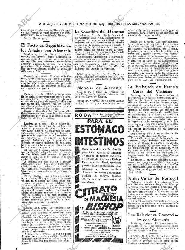 ABC MADRID 26-03-1925 página 26