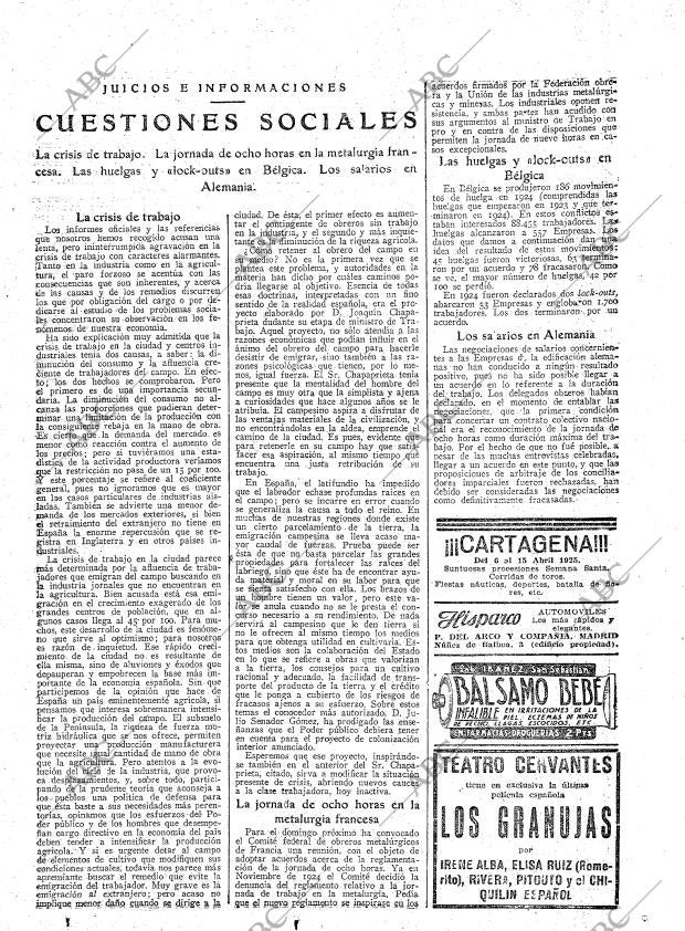 ABC MADRID 28-03-1925 página 13