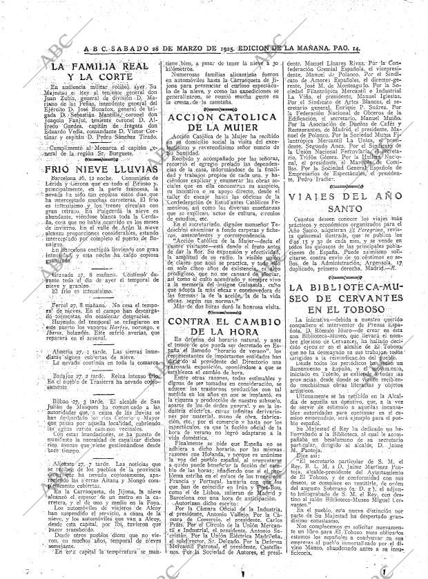 ABC MADRID 28-03-1925 página 14