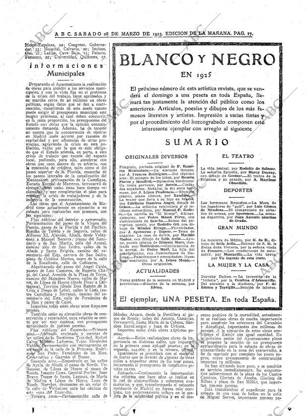 ABC MADRID 28-03-1925 página 17