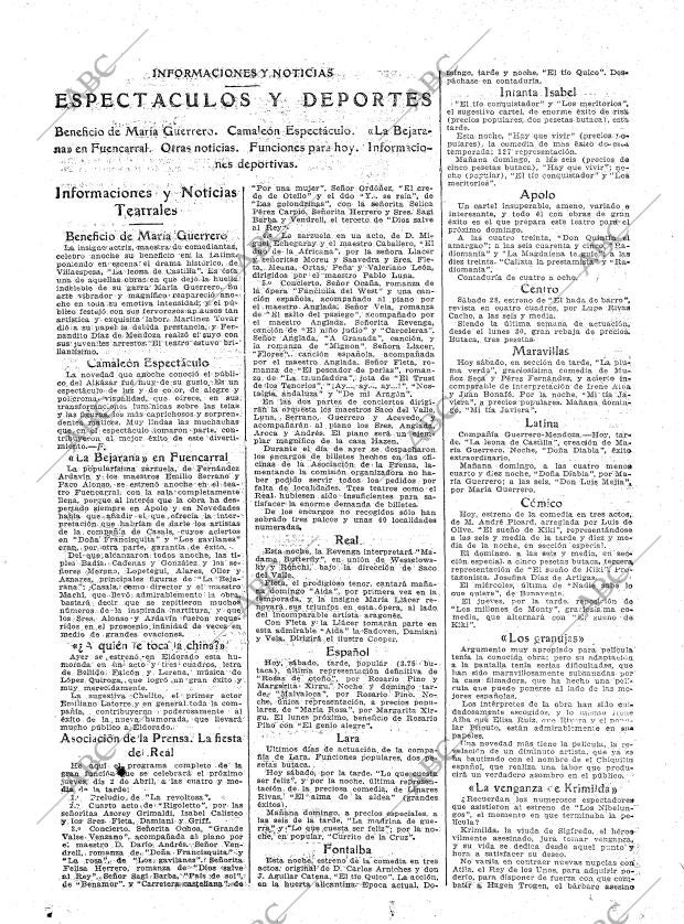 ABC MADRID 28-03-1925 página 28