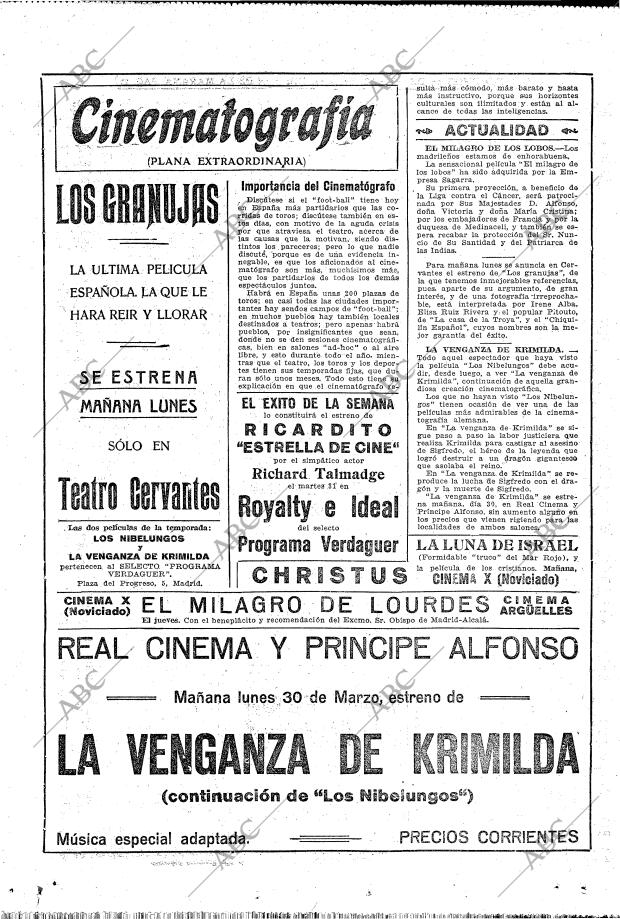 ABC MADRID 29-03-1925 página 16