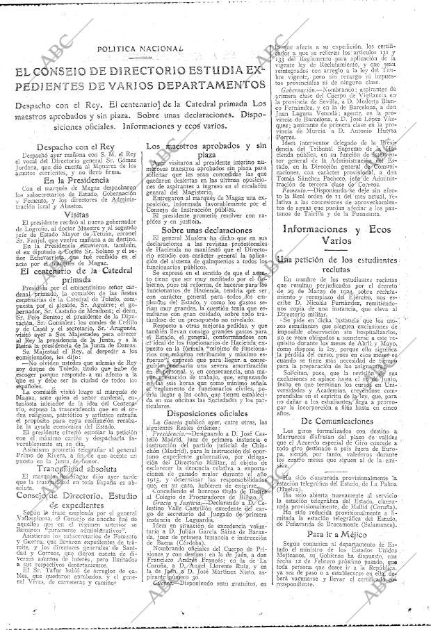 ABC MADRID 29-03-1925 página 23