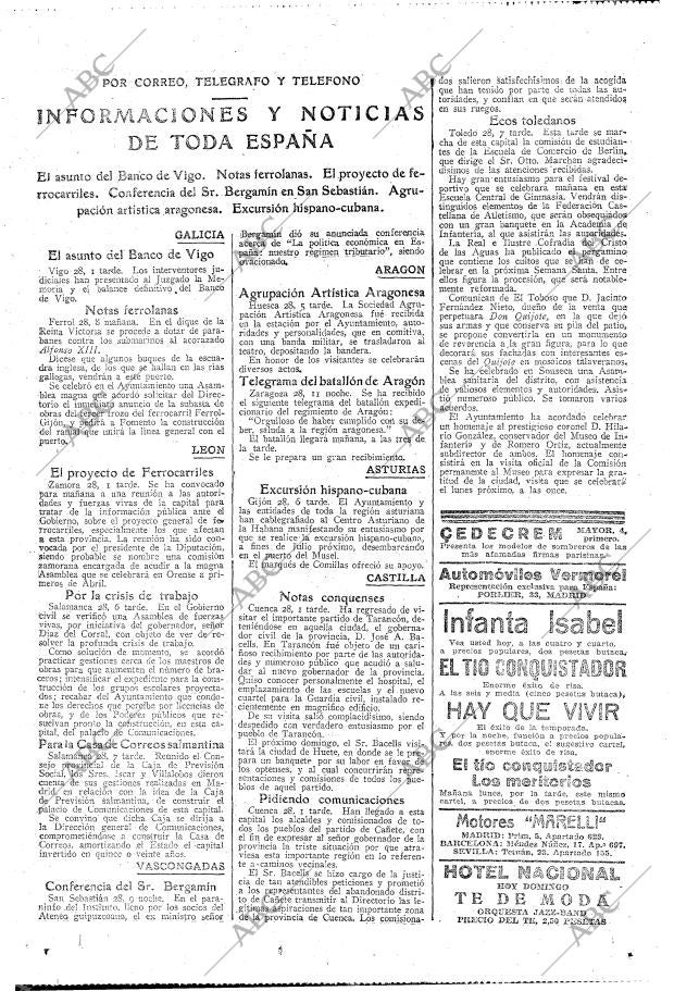 ABC MADRID 29-03-1925 página 31