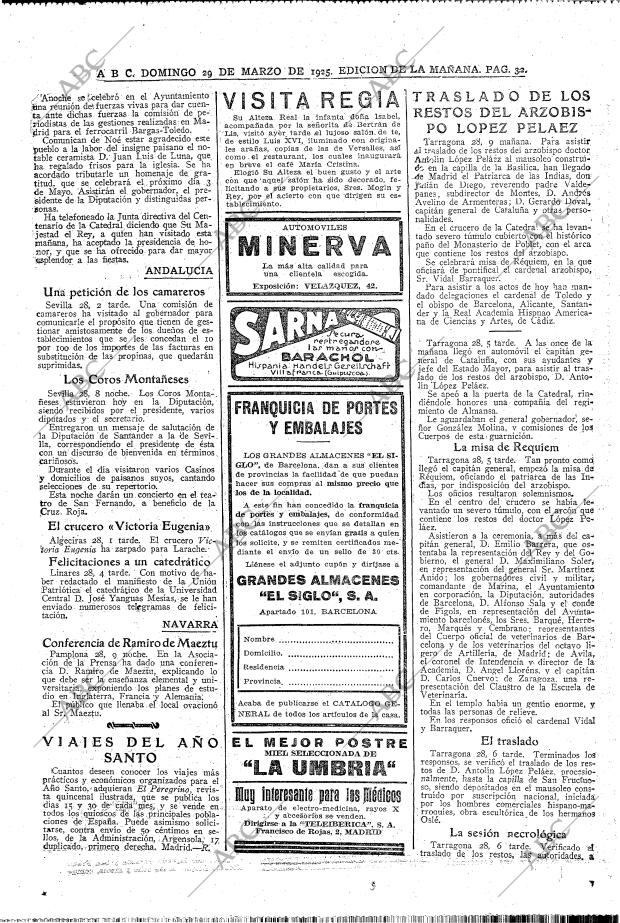 ABC MADRID 29-03-1925 página 32