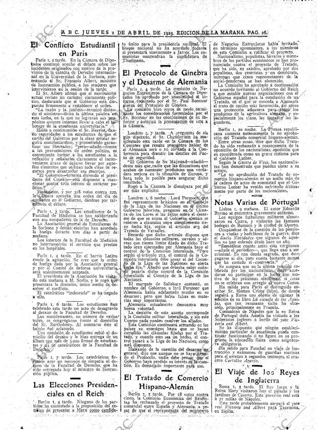 ABC MADRID 02-04-1925 página 26
