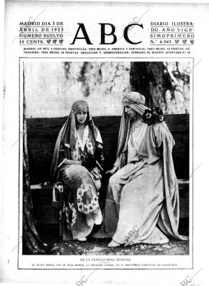 ABC MADRID 03-04-1925 página 1
