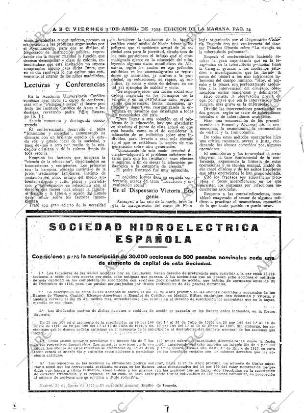 ABC MADRID 03-04-1925 página 14