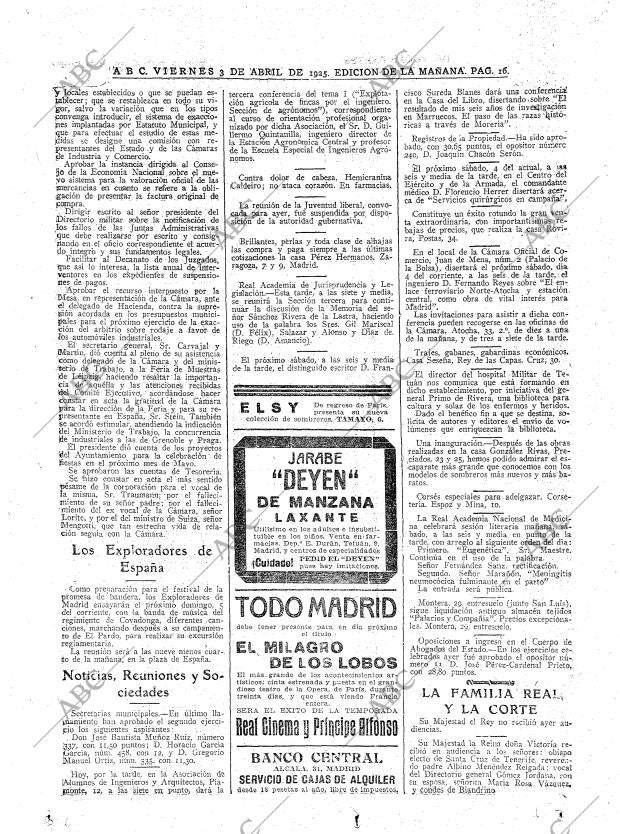 ABC MADRID 03-04-1925 página 16