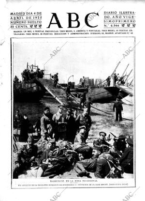 ABC MADRID 04-04-1925 página 1