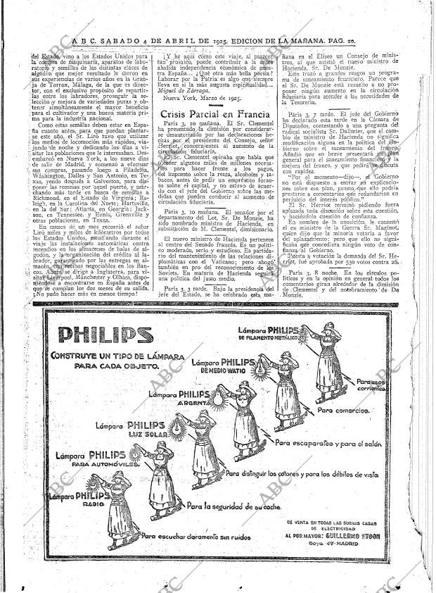 ABC MADRID 04-04-1925 página 20