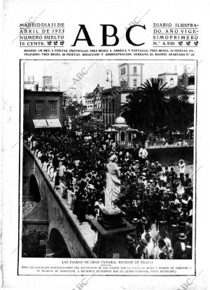 ABC MADRID 11-04-1925 página 1